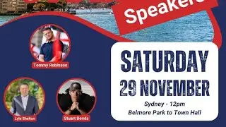 Live at the Anti Government Corruption Rally in Sydney