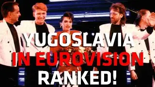 Yugoslavia in Eurovision RANKED! (1961-1992)