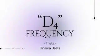 Musical Note - 293.66 Hz Frequency & Theta Band Binaural Beats #soundtherapy