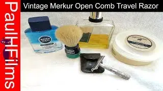 Vintage Merkur Open Comb Travel Razor