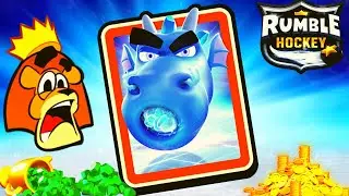🏒Playing with ICE DRAGON! 🥶 Rumble Hockey Gameplay