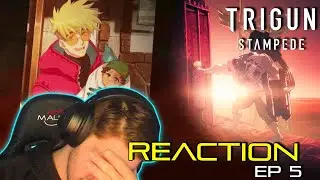 Poor Rollo 😞 😔... Trigun Stampede Reaction Episode 5