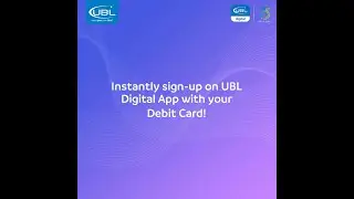 Sign-up via Debit Card | UBL Digital App