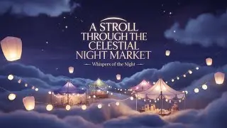 Celestial Night Market Sleep Story Sleep Story Sleep Story | Whispered Bedtime Tales for Deep Rest