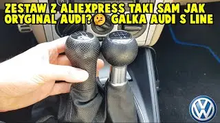Wymiana gałki/mieszka biegów S-Line VW Golf 4/Bora/Passat/Seat. Zestaw z Aliexpress.