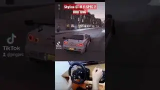 Drifting Logitech g290 Xbox SS Forza Horizon #shorts #forzahorizon4 #skyline #gtr
