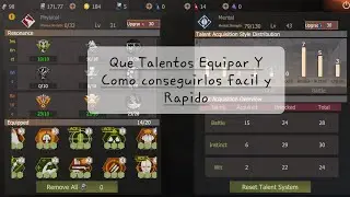 Que talentos equipar y como conseguirlos fácil y rapido. Last Island Of Survival