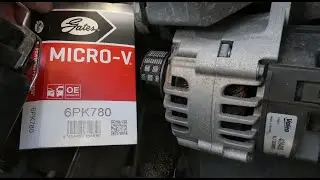 How to replace the alternator belt 1.9SDI VW engine