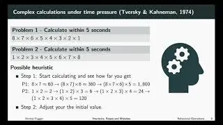 Behavioral Operations - Heuristics, Biases and Mistakes 5