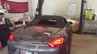 2014 Boxster cold start, top operation and paint meter readings
