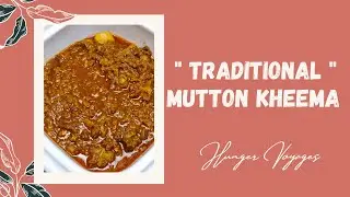Traditional Mutton Kheema Curry🍖 || Hunger Voyages || #vizagfood #trendingvideos #viralfoodvideos