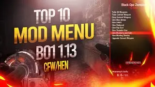 💯 [BO1/1.13] TOP 10 BEST ZOMBIE MOD MENU BO1 + EBOOT + DOWNLOAD [CFW/HEN]💯