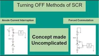 How to Turn OFF SCR? (Anode Current Interruption and Forced Commutation)