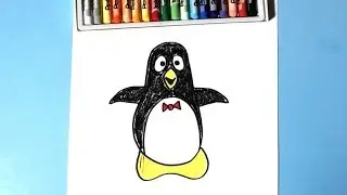 How to Draw Toy Story 4 Penguin - Coloring and Drawing