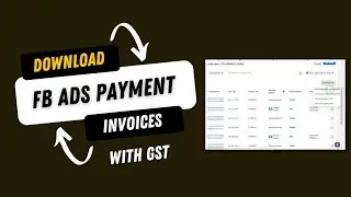 Download Your Facebook Ads FUND Invoice WITH GST Now!