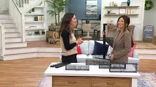Cella Over the Door 6-Basket Storage Rack on QVC
