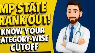 MP State Rank OUT!🔥 Know Your Category-wise Cutoff | By Anish Kumar Dubey