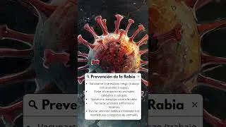 &iquest;C&oacute;mo prevenir el virus de la Rabia? #rabia #virus #medicina #salud