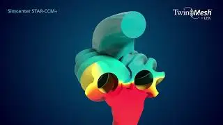 CFD simulation of a screw compressor