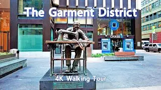 The Garment District in NYC | 4K Walking Tour