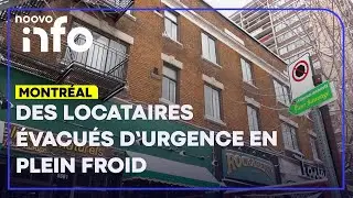 Immeuble dangereux: des locataires de Montréal évacués en pleine vague de froid
