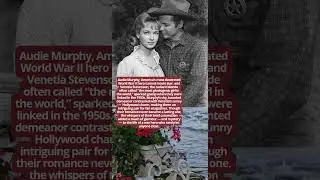 Audie Murphy and Venetia Stevenson Hollywood Hero Meets Golden Girl #facts #movie #history  #vintage