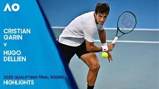 Cristian Garin v Hugo Dellien Highlights | Australian Open 2025 Qualifying Final Round
