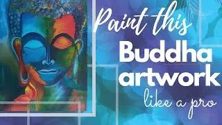 #BuddhaOilpainting | BUDDHA OIL PAINTING On Canvas | Canvas Painting | How to step by Step 2020