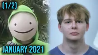MrBeast's YouTube Rewind 2020, Dream Reveal, CallMeCarson, Corpse Husband - January 2021 (1/2)