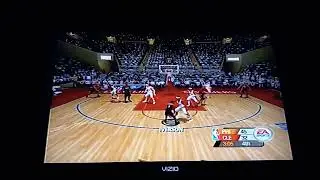 NBA Live 2005 (PlayStation 2) - Philadelphia 76ers VS Cleveland Cavaliers (4th Quarter)