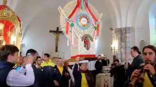 Il cinto di Caggiano saluta la Madonna di Viggiano in cappella