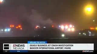 Deadly business jet crash in Maine