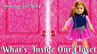 What's Inside Our Closet | American Girl Spirit | Truly Me Mix and Match Doll Fashion