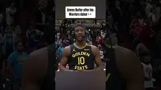 Jimmy Butler is 'very joyful' to be a Warrior 🙌