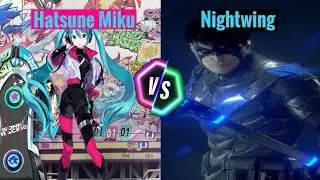 Batman Arkham Knight - Hatsune Miku Vs Nightwing 
