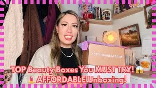 &ldquo;Best Affordable Beauty Subscription Boxes of 2025 💄📦 | Viral Unboxing + Honest Review!