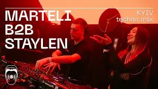 DJ Marteli B2B Staylen at Dovzhenko Film Studio, Kyiv, Techno Live Set | 4K