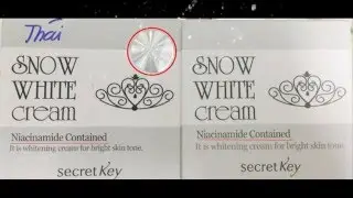 Ph&acirc;n biệt Kem dưỡng trắng Snow white thật - giả của Th&aacute;i với H&agrave;n