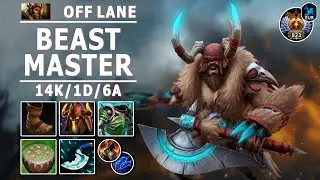 Beastmaster Off Lane | 7.30e | Great Pos 3 Hero | Dota 2 Immortal Gameplay