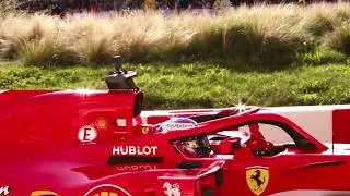 Kimi & Seb at F1 festival