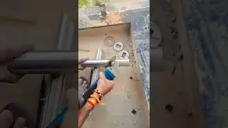 #sorts #glass balcony Work  #10mm tafan glass railing design 👌 #welding #vlog #trending #viral #ss