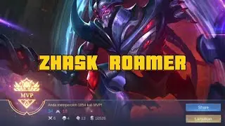 [ PLAY GAME ZHASK ] | ZHASK ROAMER | BUILD DAN EMBLEM ZHASK - MOBILE LEGENDS