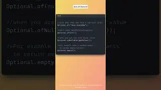 Java Optional intro #java