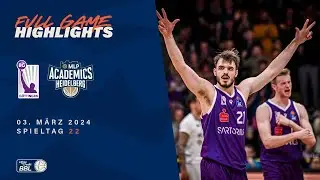 BG Göttingen vs. MLP Academics Heidelberg - Full Game Highlights - Spieltag 22, Saison 23/24