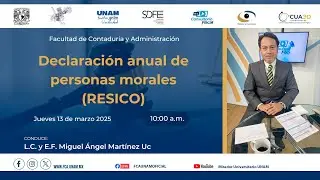 Declaración anual de personas morales (RESICO)