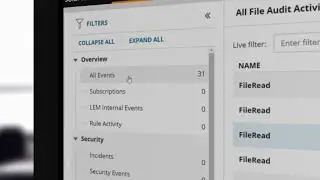 Security Event Manager: Events Console Overview