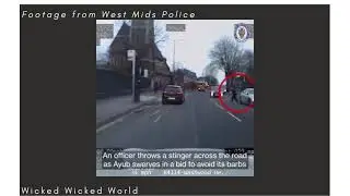 Police car chase, tactical contact made, occupant arrested.