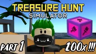 Roblox Treasure Hunt Simulator - 200 Sacred Skin Opening - part 1