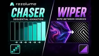 How to use Chaser4 and wiper with Slice Edge in Resolume Arena