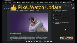 Pixel Watch January Security Patch